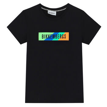 Boys Black Logo T-Shirt