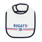 Baby Boys White Logo Bib, 1, hi-res
