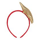 Girls Red & Gold Star Headband, 1, hi-res