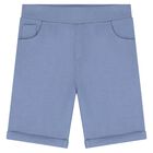 Boys Blue Graffiti Shorts Set, 1, hi-res
