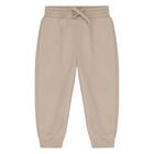 Younger Boys Beige Joggers, 3, hi-res