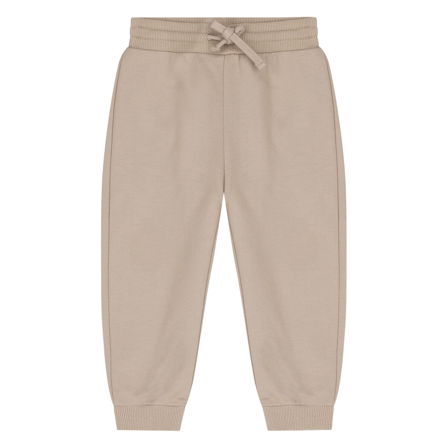 Younger Boys Beige Joggers, 3, hi-res