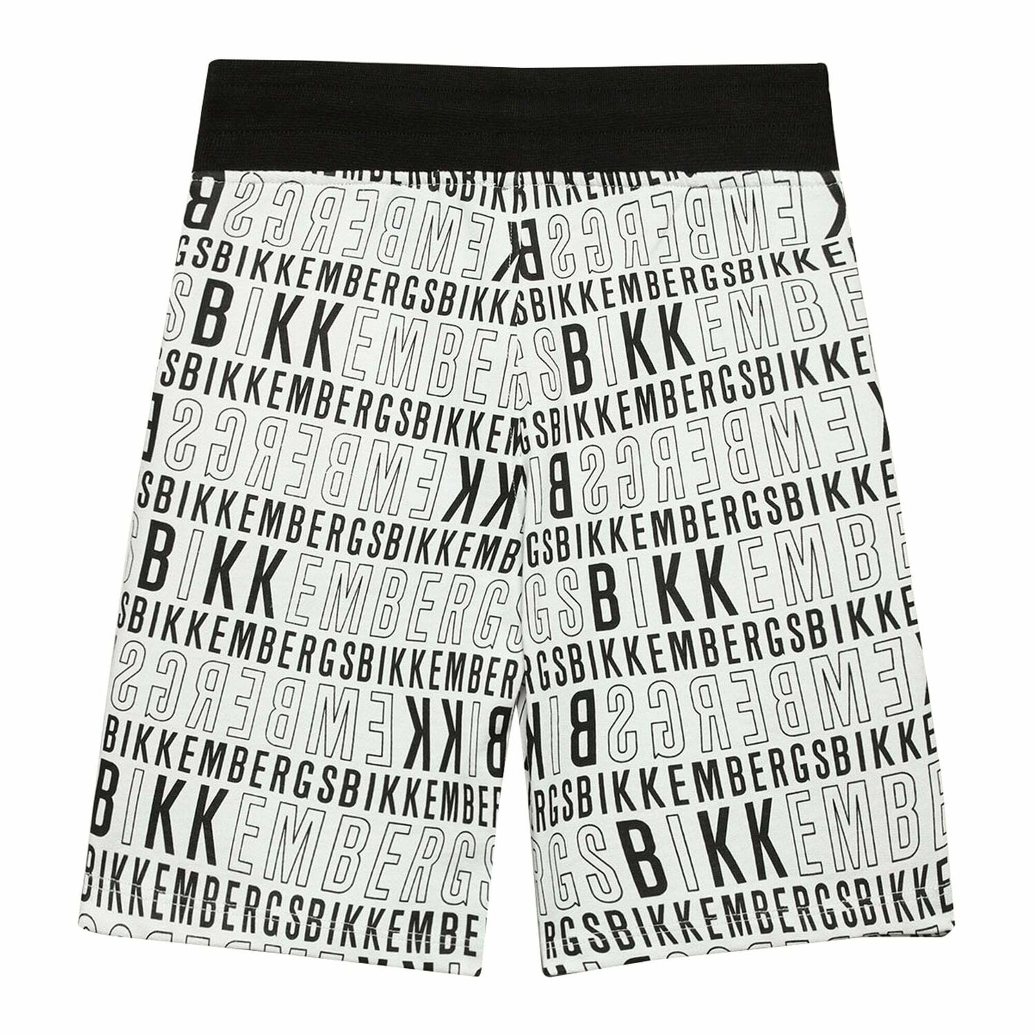 Boys White & Black Logo Shorts, 1, hi-res image number null