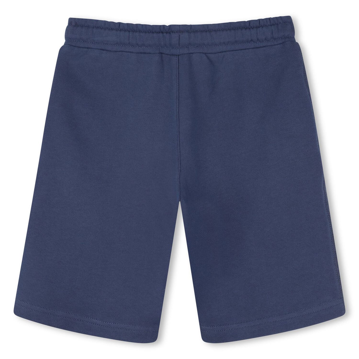 Boys Navy Blue Logo Shorts, 1, hi-res