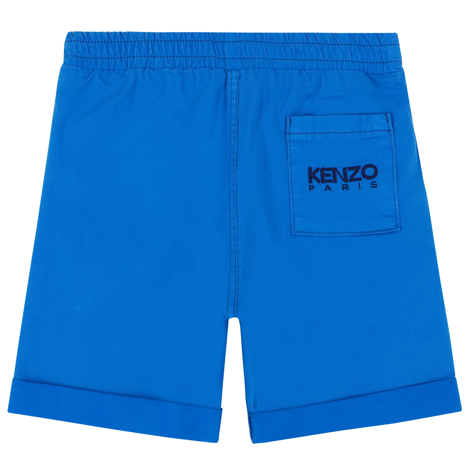 Boys Blue Logo Shorts, 1, hi-res