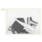 Black & White Logo Velcro Sandals, 1, hi-res