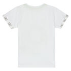 Baby Boys White & Grey Shorts Set, 1, hi-res