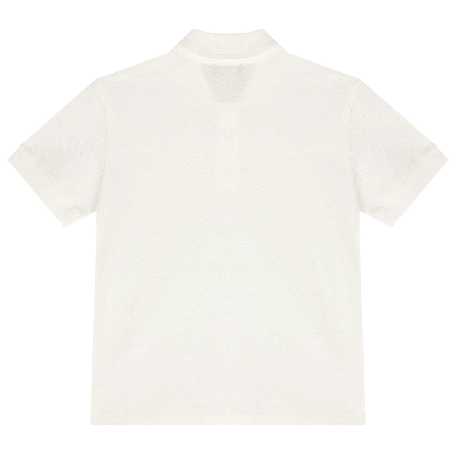Boys Ivory Logo Polo Shirt, 1, hi-res