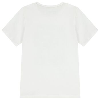 Boys White Logo T-Shirt
