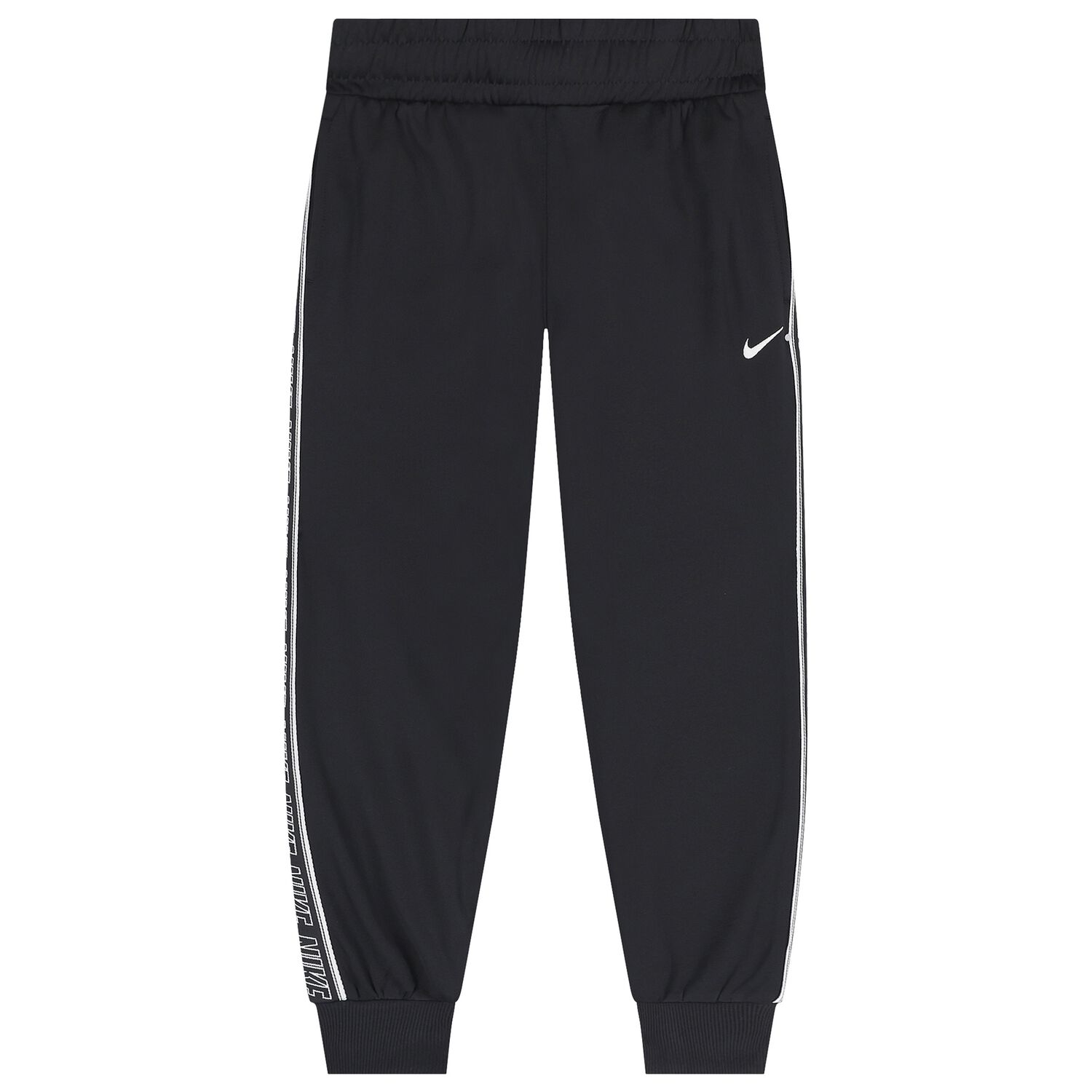 Boys Black Logo Joggers, 1, hi-res