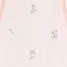 Baby Girls Pink Floral Babygrow, 1, hi-res