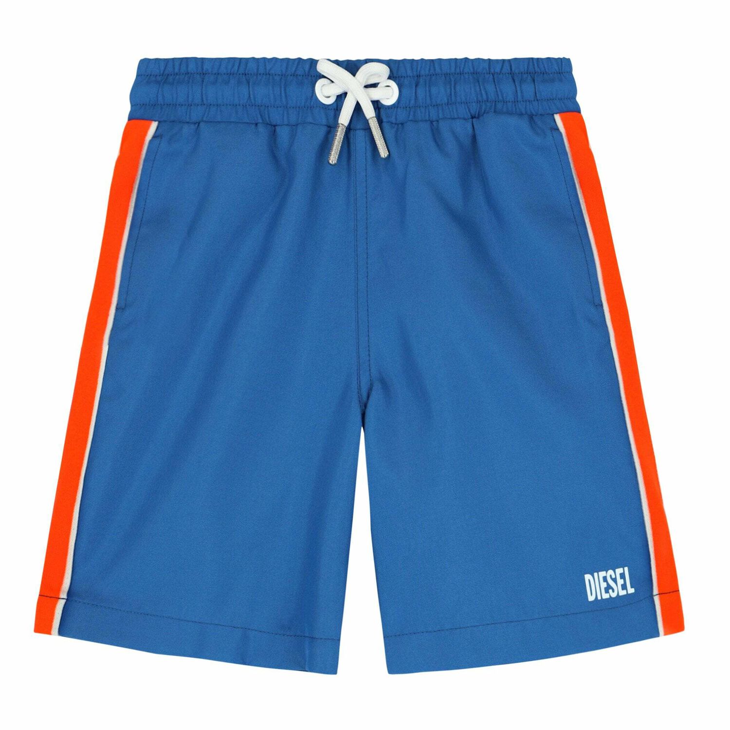 Boys Blue Logo Shorts , 2, hi-res