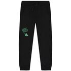 Boys Green & Black Dinosaur Logo Tracksuit, 3, hi-res