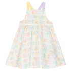 Younger Girls Ivory Logo Dress Set, 1, hi-res