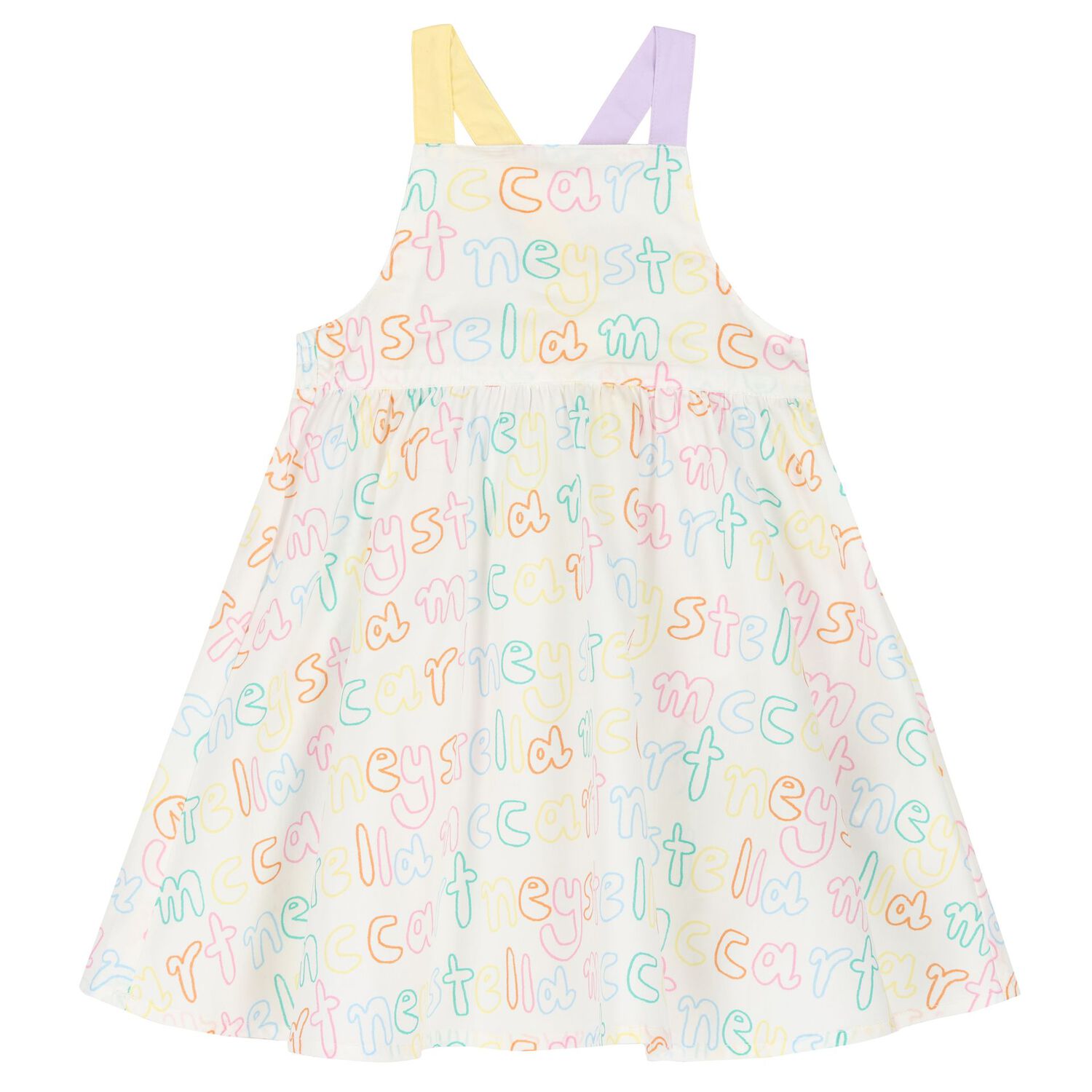 Younger Girls Ivory Logo Dress Set, 1, hi-res image number null