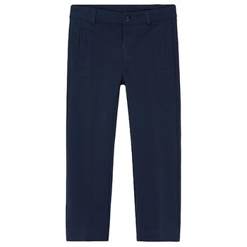 Boys Navy Blue Trousers