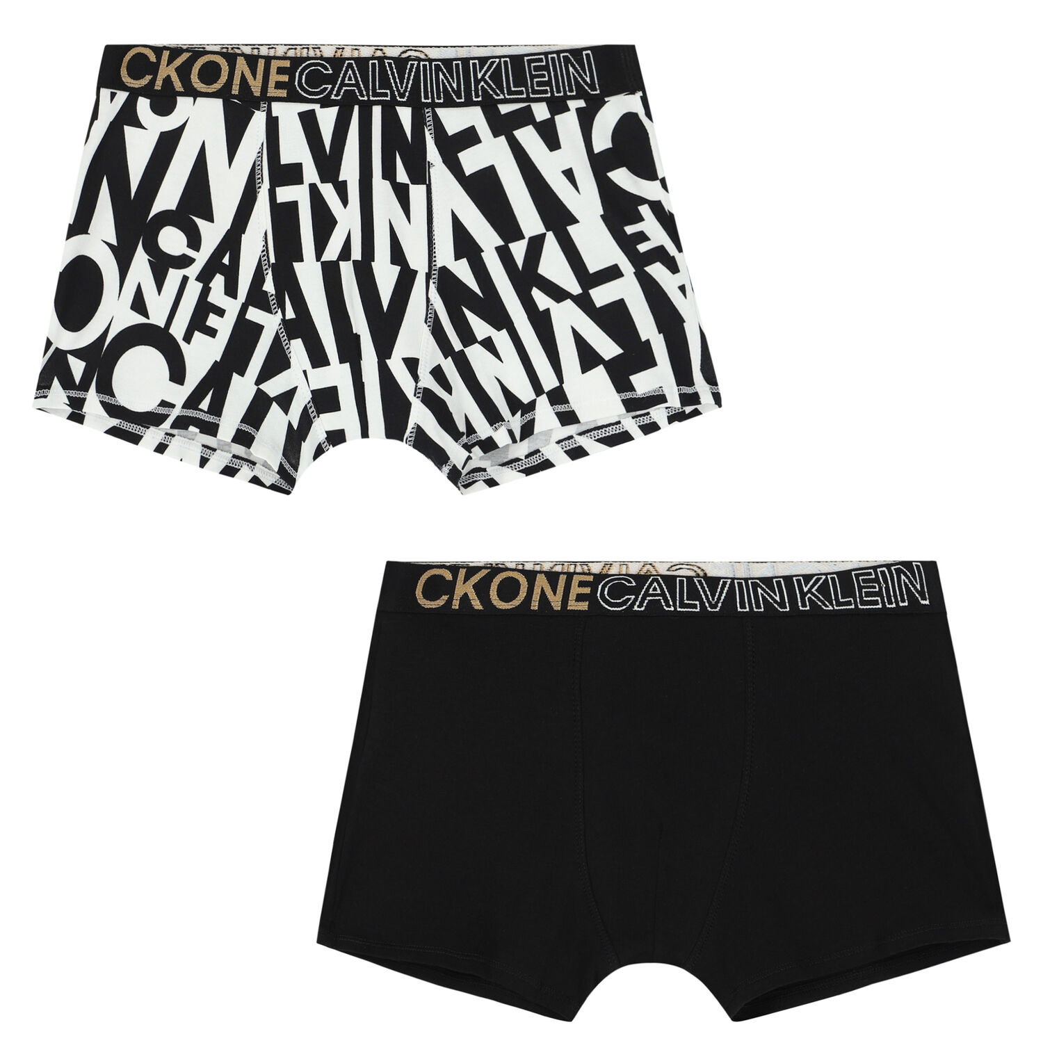 Boys Black Logo Boxer Shorts ( 2-Pack ), 5, hi-res