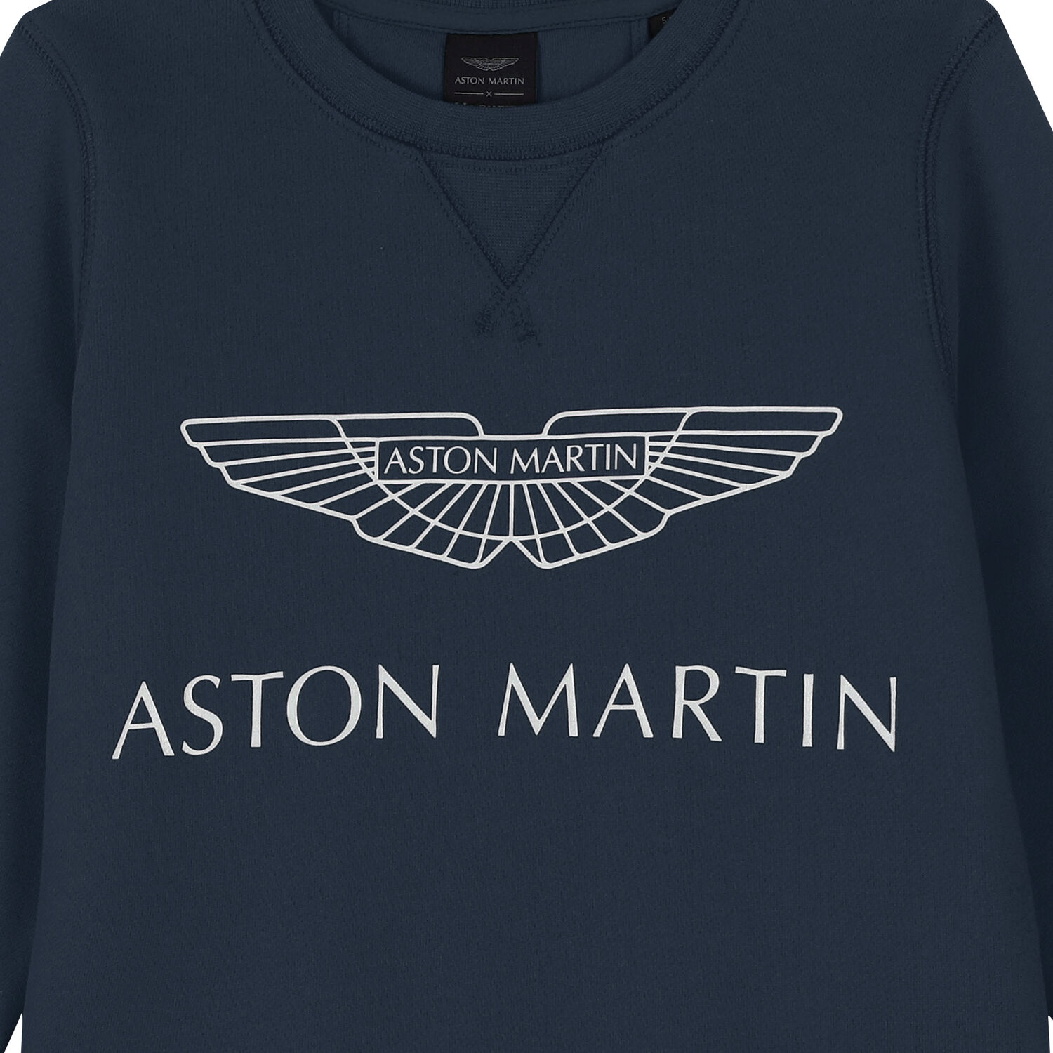 Boys Navy Logo Sweatshirt, 1, hi-res