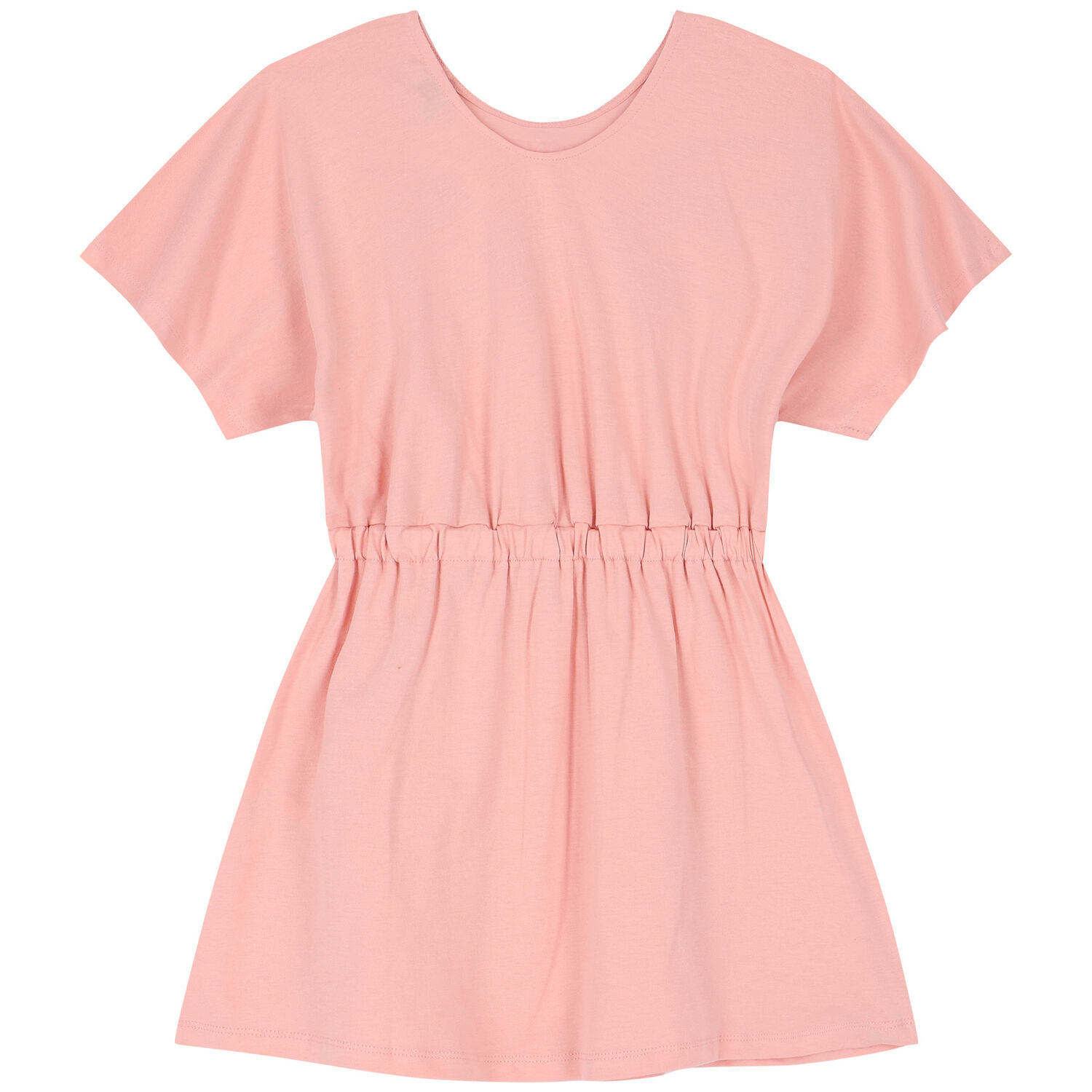 Girls Pink Logo Dress, 1, hi-res