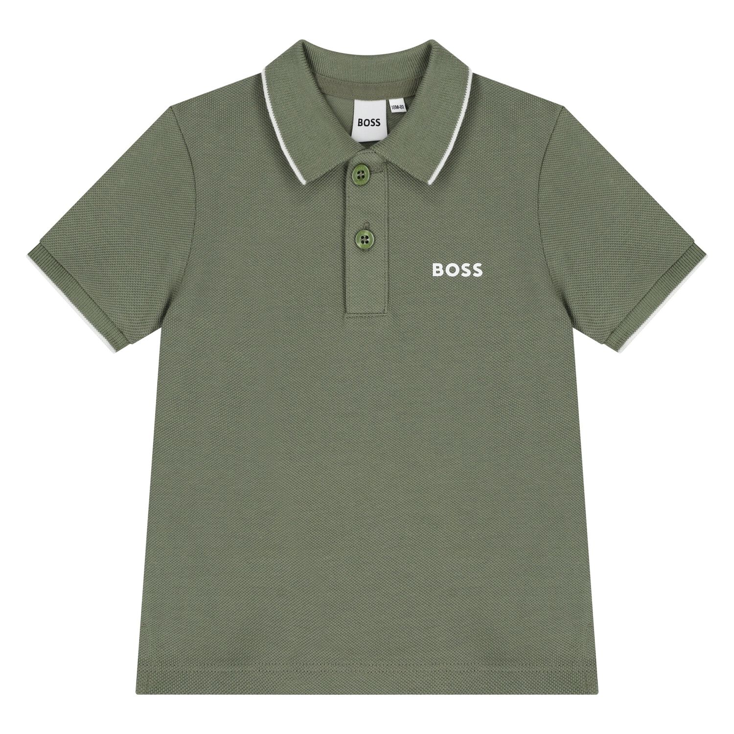 Younger Green Logo Polo Shirt, 1, hi-res