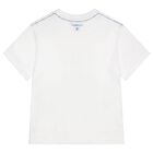 Boys White Logo T-Shirt, 1, hi-res
