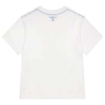 Boys White Logo T-Shirt