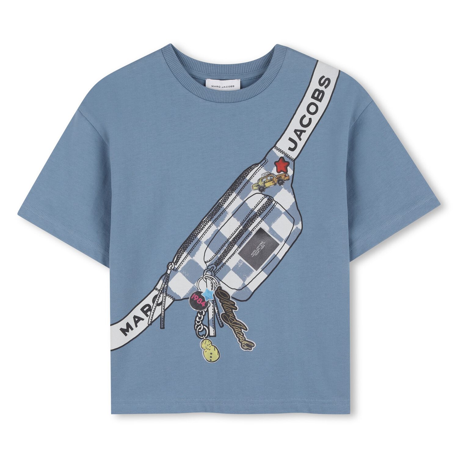 Boys Blue Belt Bag T-Shirt, 1, hi-res