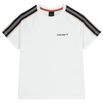 Boys White Logo T-Shirt