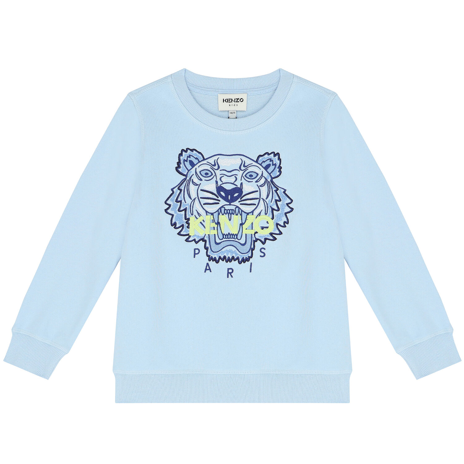 Boys Blue Tiger Sweatshirt, 1, hi-res
