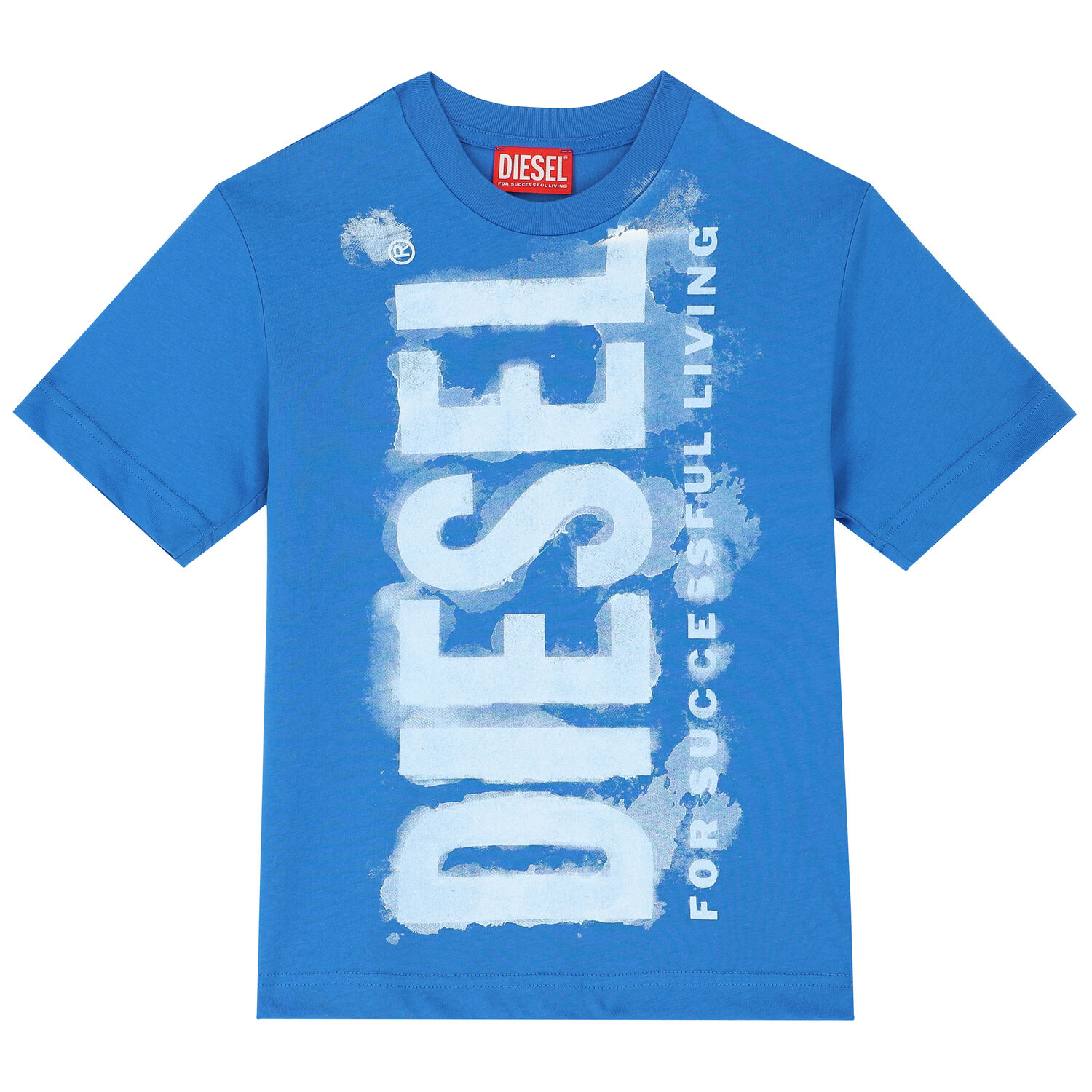 Boys Blue Logo T-Shirt, 3, hi-res