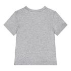 Baby Boys Grey Logo T-Shirt , 1, hi-res