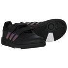 Black Hoops 3.0 Logo Trainers, 1, hi-res