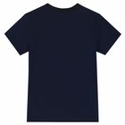Boys Navy Logo T-Shirt, 3, hi-res