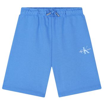 Boys Blue Logo Shorts