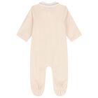 Ivory Embroidered Babygrow, 1, hi-res