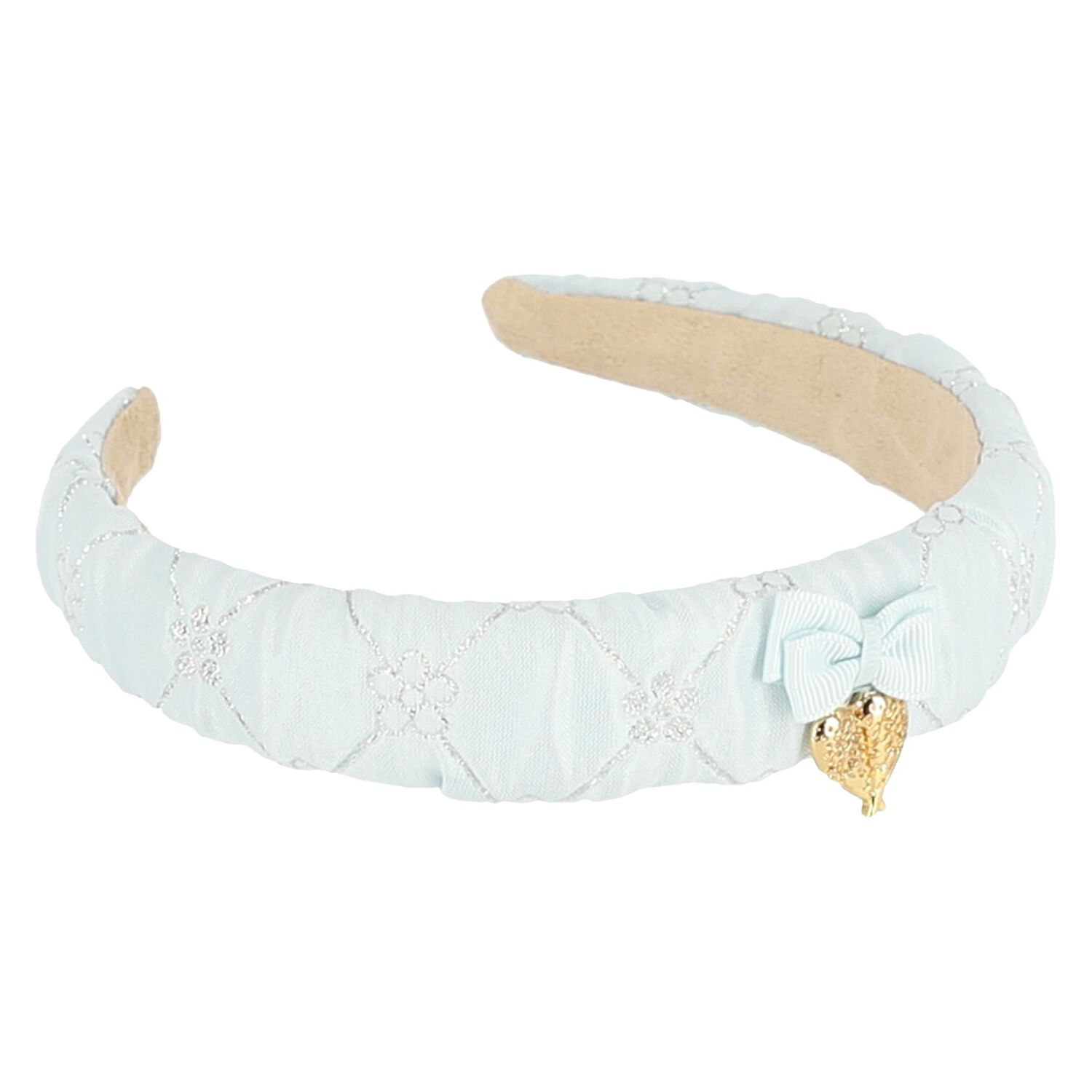 Girls Blue Flower Headband, 2, hi-res image number null