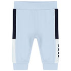 Baby Boys Blue Logo Tracksuit, 1, hi-res