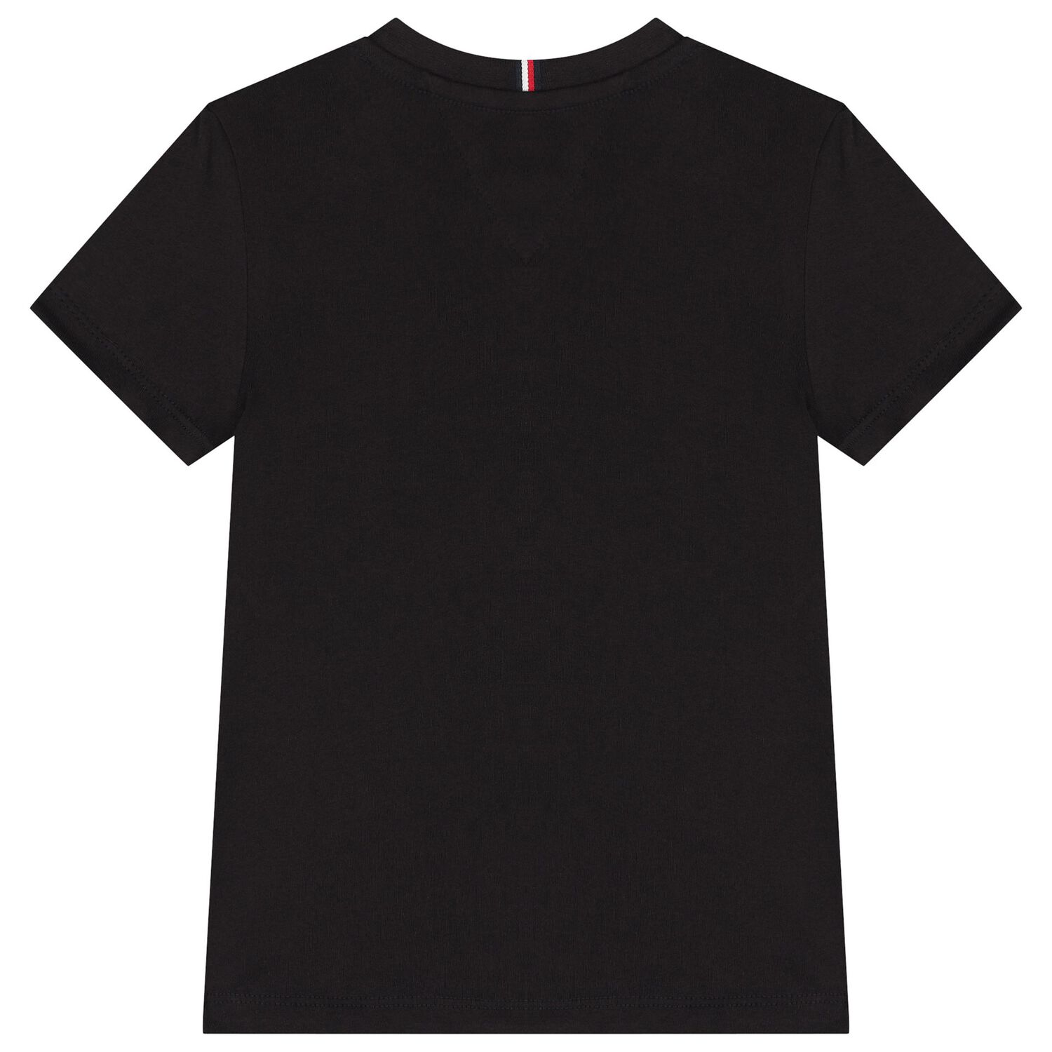Boys Black Flag Logo Cotton T-Shirt, 1, hi-res image number null