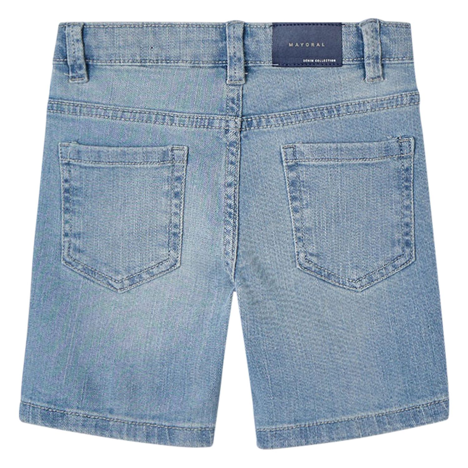 Boys Blue Denim Shorts, 1, hi-res image number null