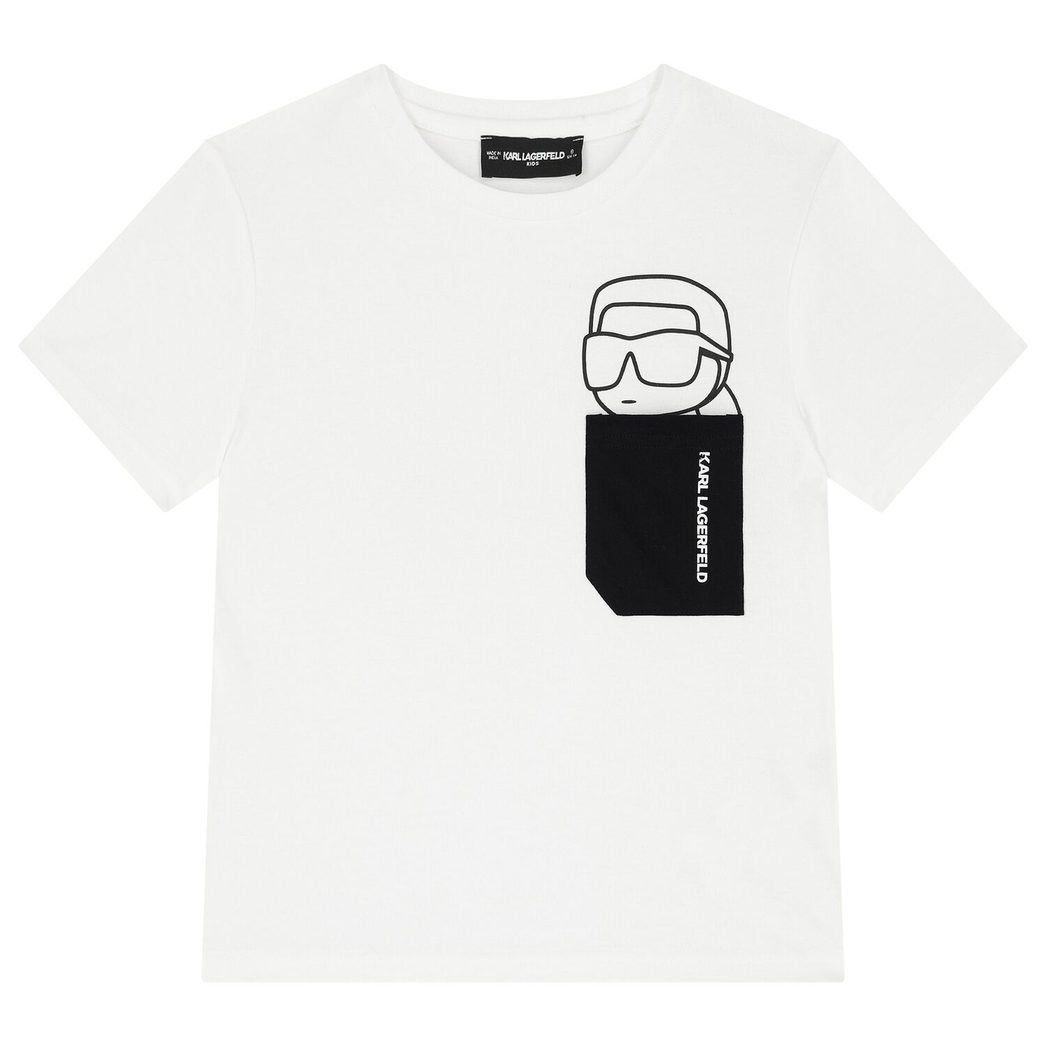 Boys White Logo T-Shirt, 1, hi-res image number null