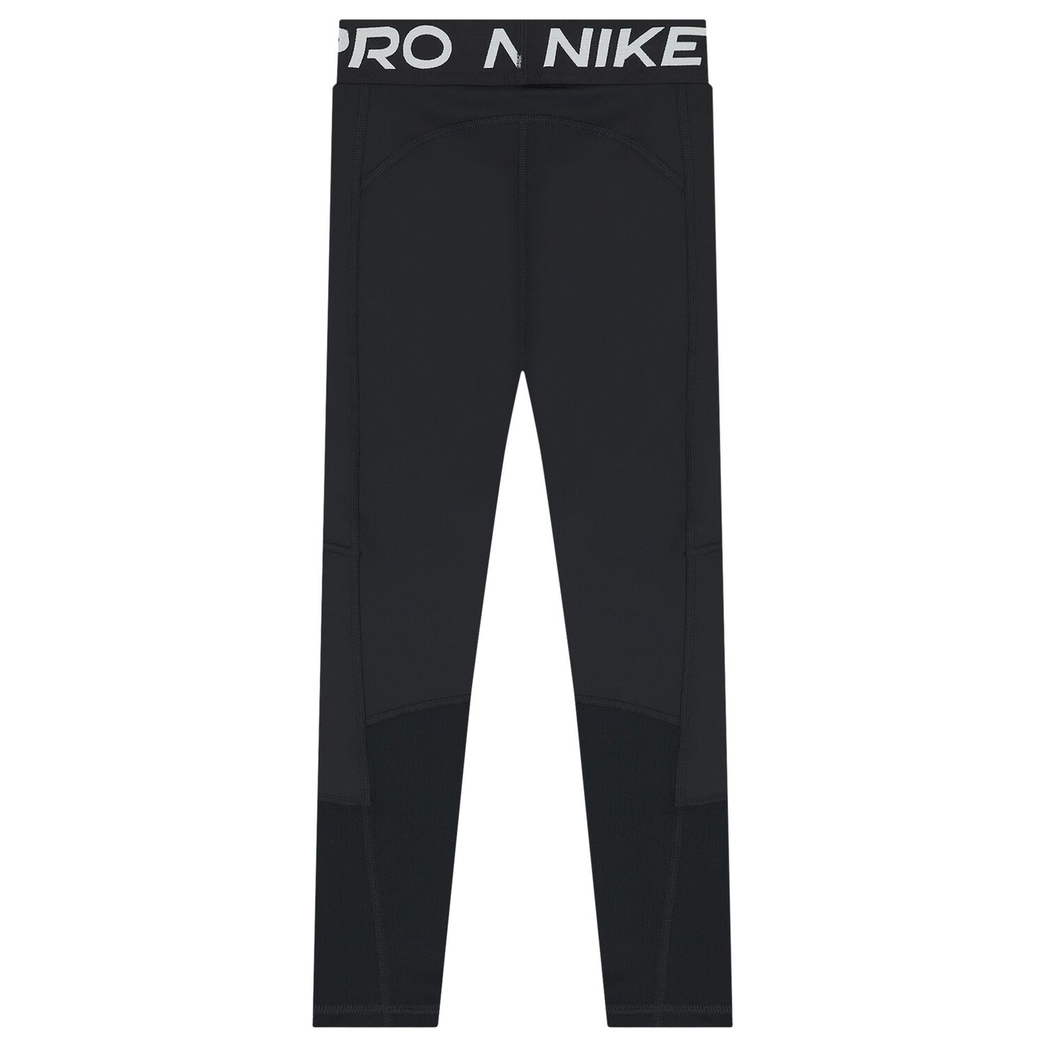 Girls Black Logo Leggings, 1, hi-res