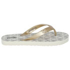 Girls Ivory Logo Flip Flops, 1, hi-res