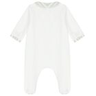 White & Grey Babygrow, 2, hi-res