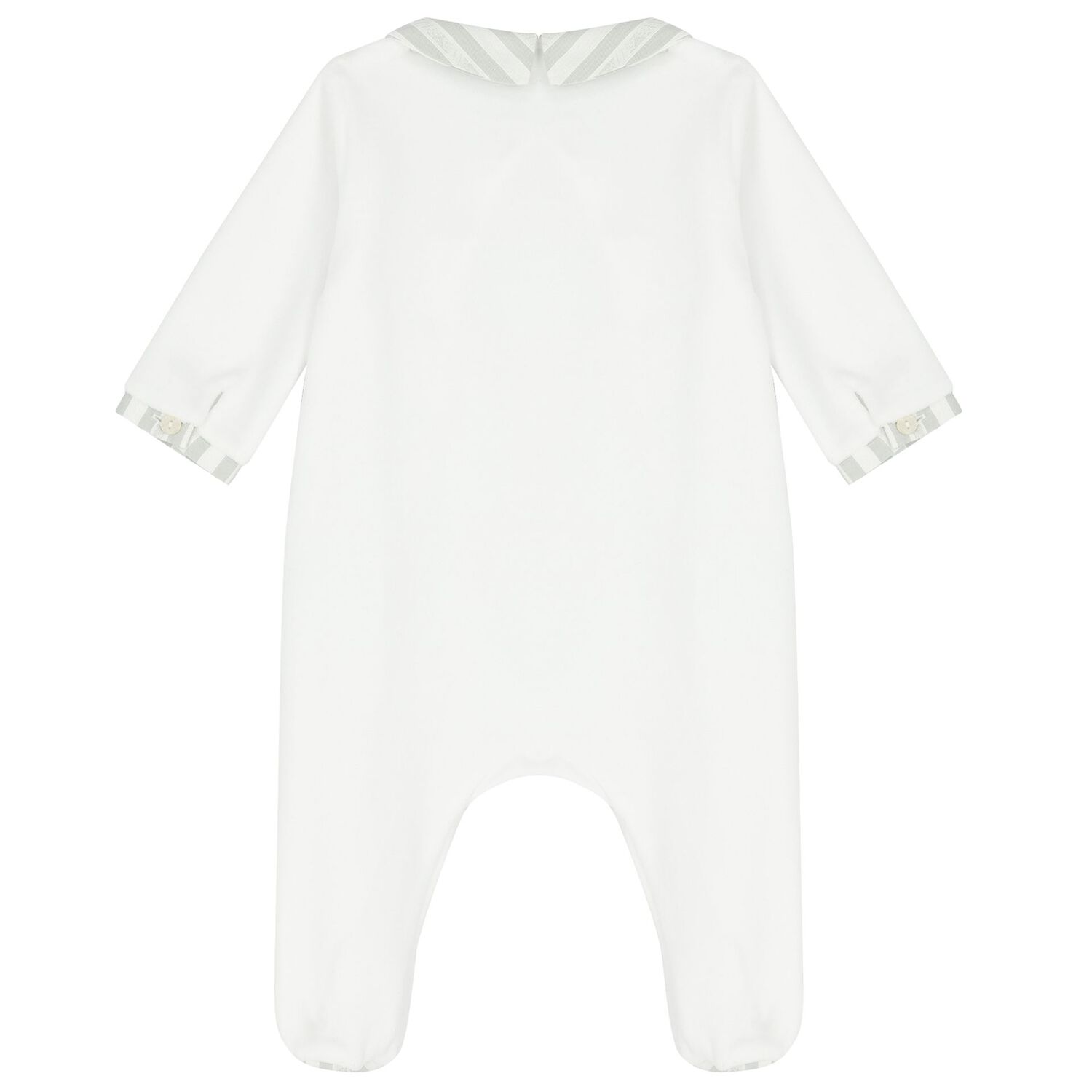 White & Grey Babygrow, 2, hi-res image number null