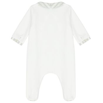 White & Grey Babygrow