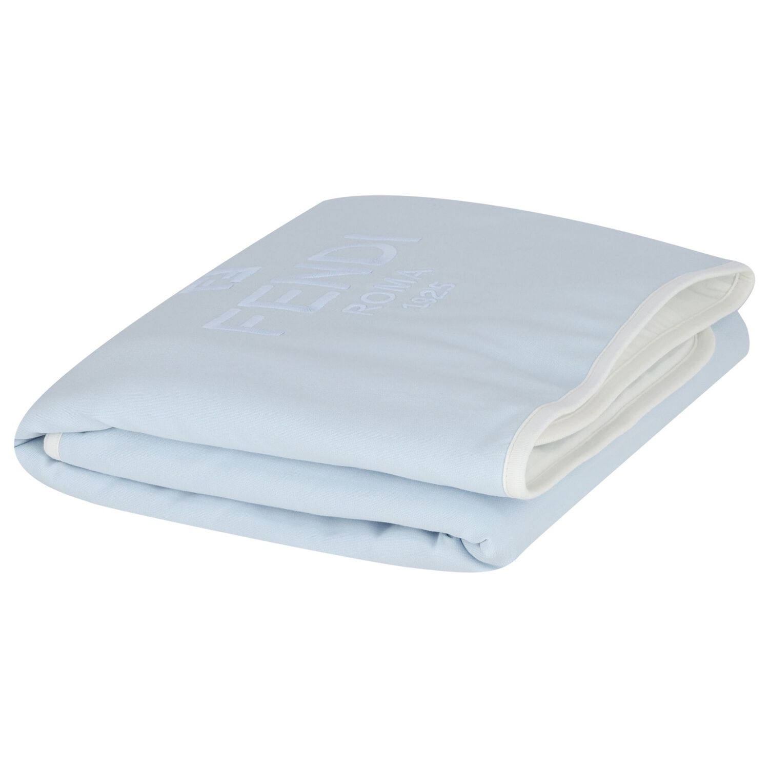 Baby Boys Blue Logo Blanket, 2, hi-res