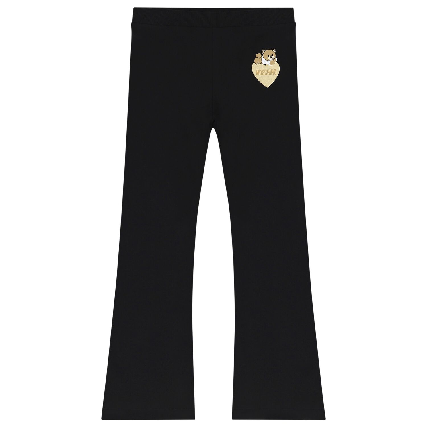 Girls Black Logo Trousers, 1, hi-res image number null