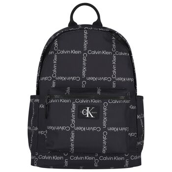 Black Logo Backpack
