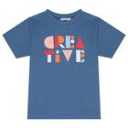 Boys White & Blue Shorts Set, 2, hi-res