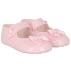 Baby Girls Pink Leather Pre Walker Shoes, 1, hi-res